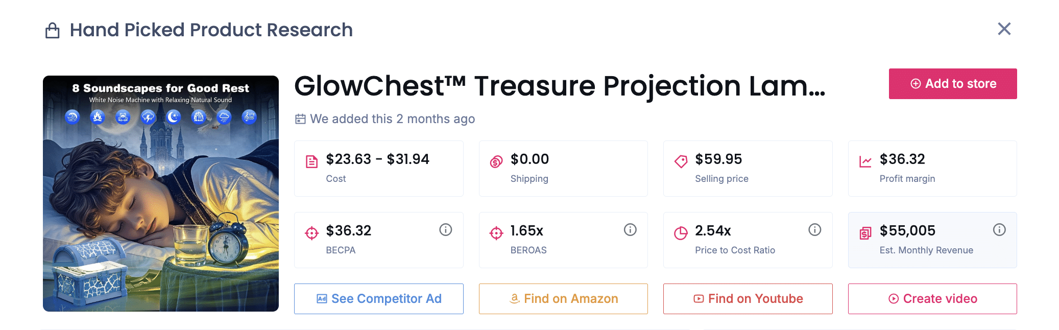 Glow Chest Ambient Lighting Projector